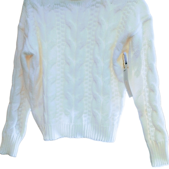 NWT Woven Heart Knit Turtleneck Sweater - Picture 6 of 10